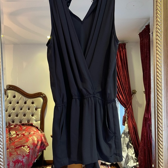 BCBG MaxAzria navy Thalia romper - Picture 2 of 5